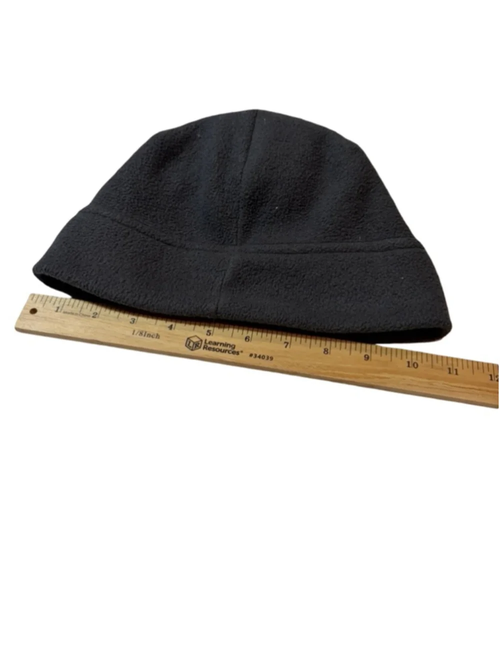 The North Face Grey Fleece Beanie Polartec Recycled USA Made Winter Hat